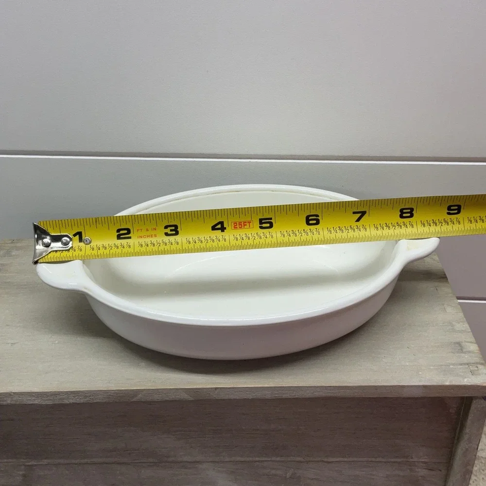 Corning Ware P-14-B White Oval Casserole Dish 14 Ounce Vintage Bakeware USA